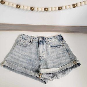 PacSun Eco Light Blue Denim Mom Shorts